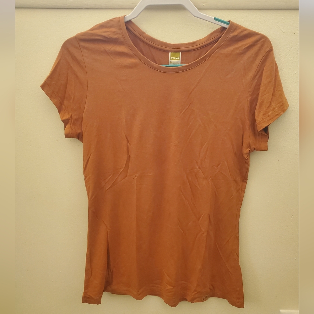 ONNO Bamboo T-shirt Size Medium, Rust